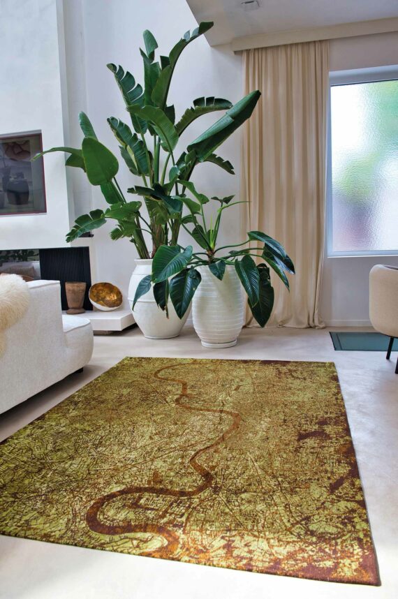 Louis De Poortere alfombra Cities London 9320 Green Meadows interior 1