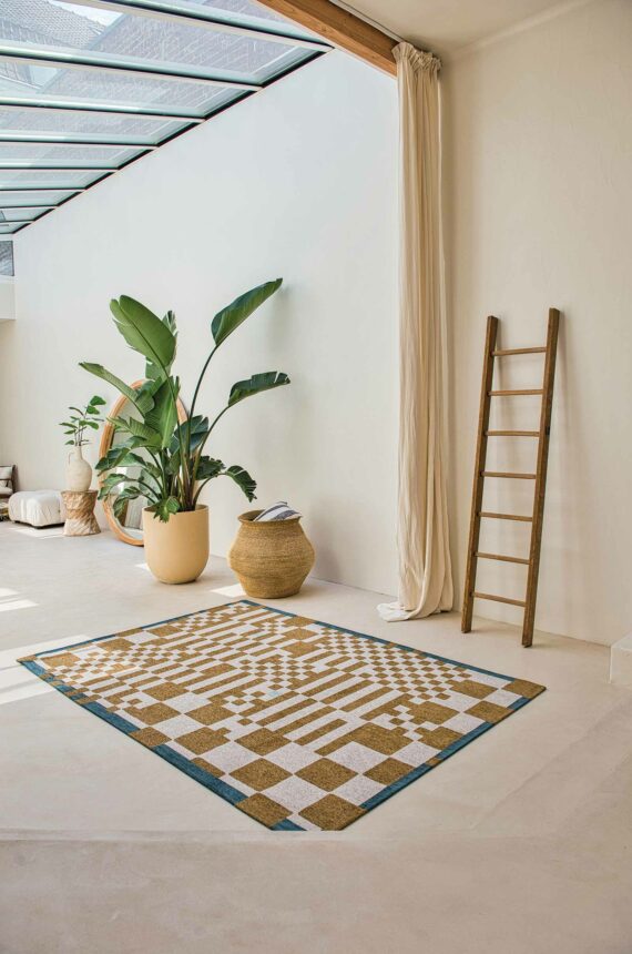Louis De Poortere alfombra Craft Chess 9338 Honey interior 2