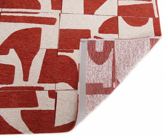 Louis De Poortere alfombra Craft Papercut 9364 Rust back