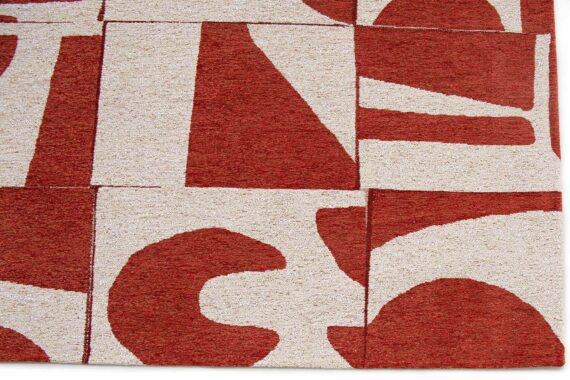 Louis De Poortere alfombra Craft Papercut 9364 Rust corner