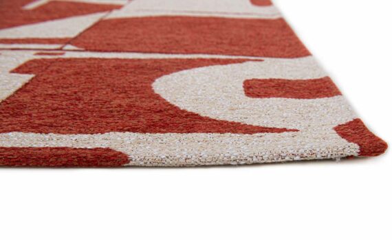Louis De Poortere alfombra Craft Papercut 9364 Rust side