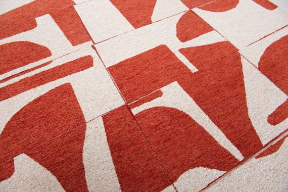Louis De Poortere alfombra Craft Papercut 9364 Rust zoom 2