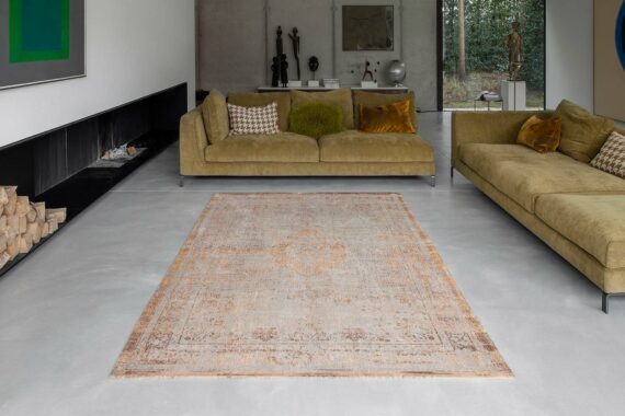 Louis De Poortere alfombra LX 9067 Fading World Medallion Salmon interior 1