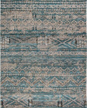 Louis De Poortere alfombra LX 9110 Antiquarian Kilim Zemmuri Blue