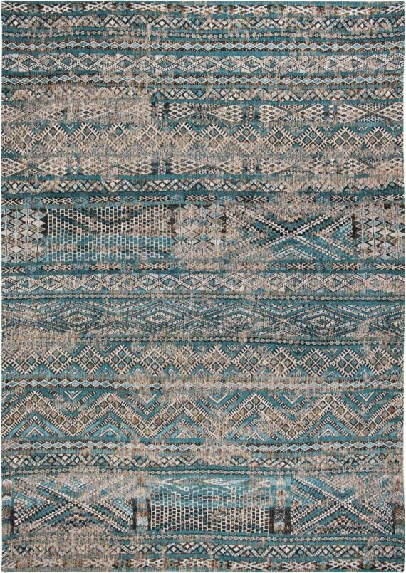 Louis De Poortere alfombra LX 9110 Antiquarian Kilim Zemmuri Blue