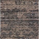 Louis De Poortere alfombra LX 9113 Antiquarian Kilim Black Rabat