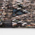 Louis De Poortere alfombra LX 9113 Antiquarian Kilim Black Rabat side