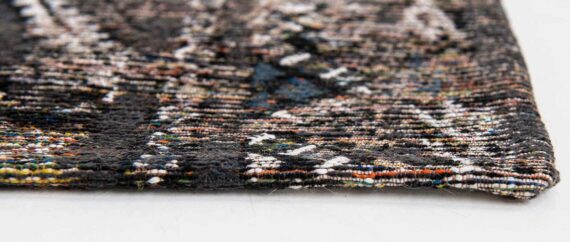 Louis De Poortere alfombra LX 9113 Antiquarian Kilim Black Rabat side