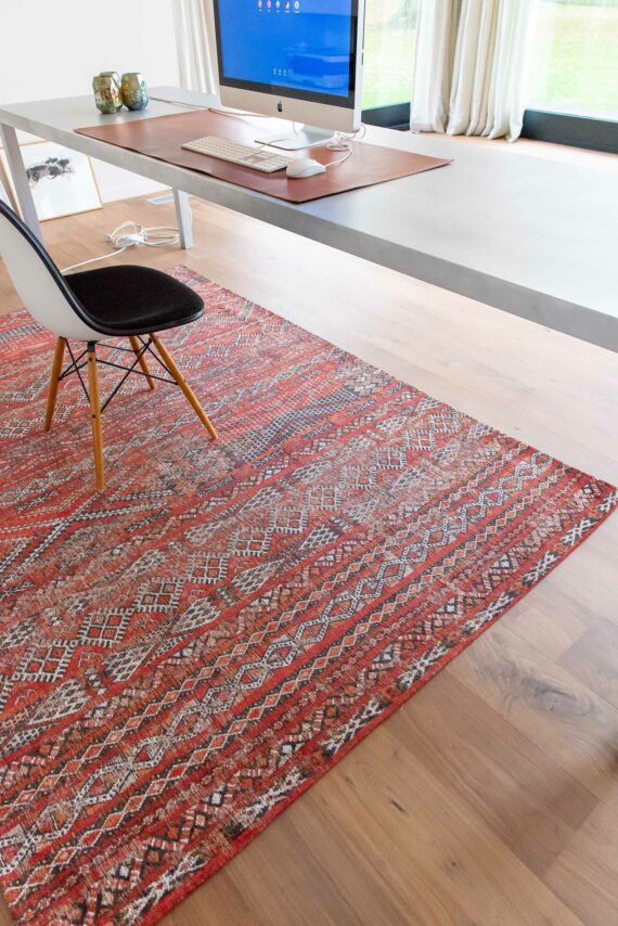 Louis De Poortere alfombra LX 9115 Antiquarian Kilim Fez Red interior 2