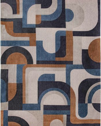 Louis De Poortere alfombra LX 9196 Nuance Module Camel Blue