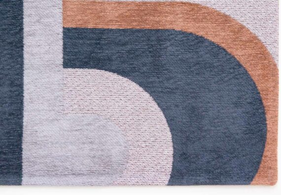 Louis De Poortere alfombra LX 9196 Nuance Module Camel Blue corner
