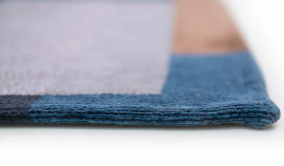 Louis De Poortere alfombra LX 9196 Nuance Module Camel Blue side