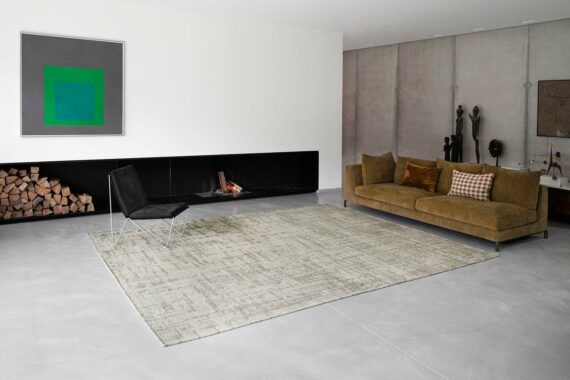 Louis De Poortere alfombra LX 9197 Structures Baobab Dry Beige interior 4