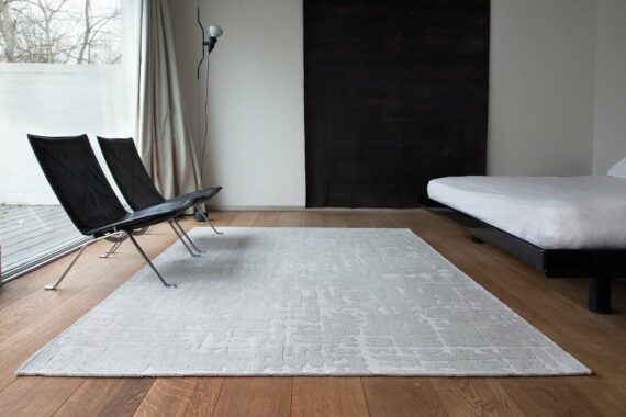 Louis De Poortere alfombra LX 9198 Structures Baobab Tsingy Oyster interior 1