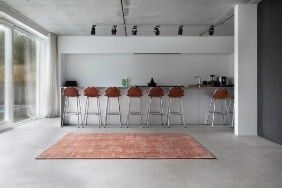Louis De Poortere alfombra LX 9199 Structures Baobab Za Copper interior 1