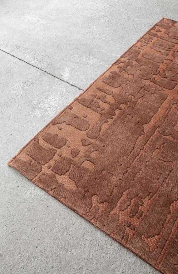 Louis De Poortere alfombra LX 9199 Structures Baobab Za Copper interior 2