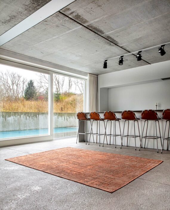 Louis De Poortere alfombra LX 9199 Structures Baobab Za Copper interior 3