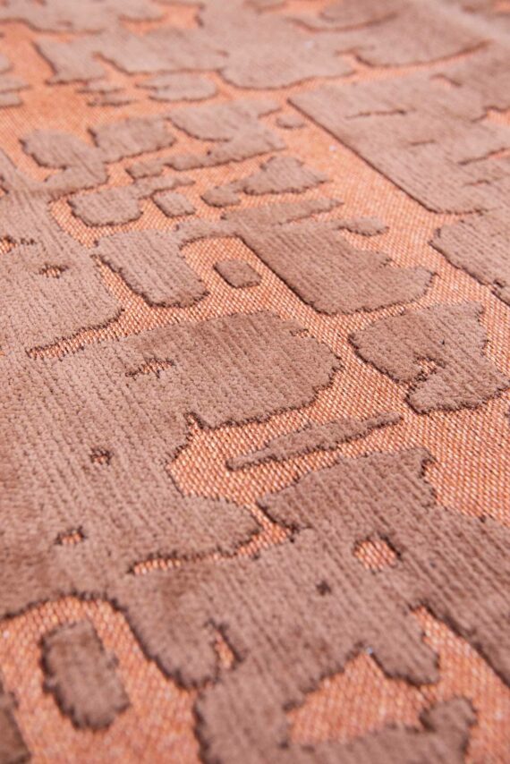 Louis De Poortere alfombra LX 9199 Structures Baobab Za Copper zoom 3