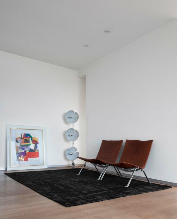 Louis De Poortere alfombra LX 9200 Structures Baobab Black Water interior 1