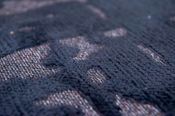 Louis De Poortere alfombra LX 9200 Structures Baobab Black Water zoom 2