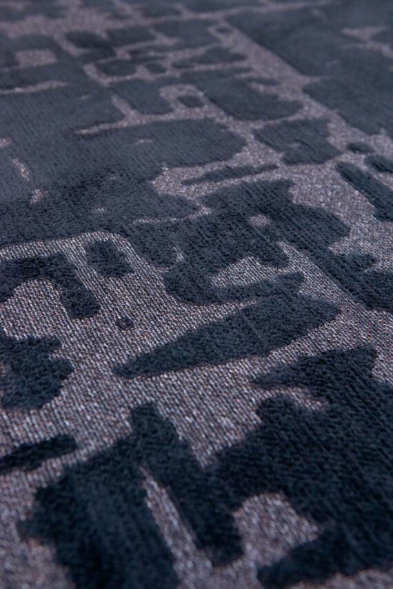 Louis De Poortere alfombra LX 9200 Structures Baobab Black Water zoom 3