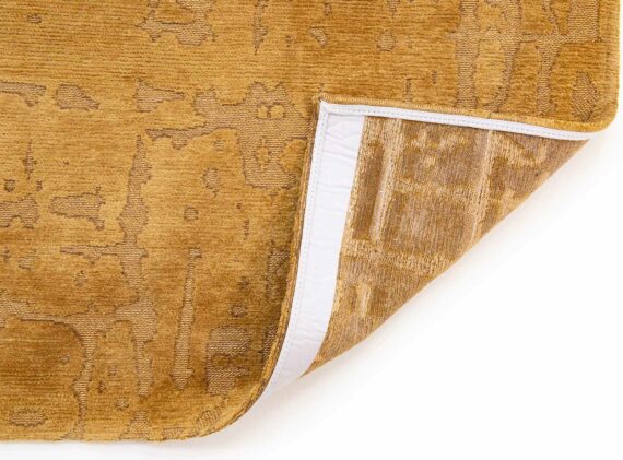 Louis De Poortere alfombra LX 9201 Structures Baobab Madagascar Gold back