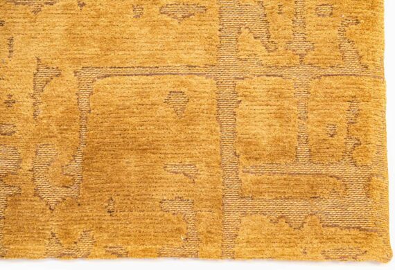 Louis De Poortere alfombra LX 9201 Structures Baobab Madagascar Gold corner