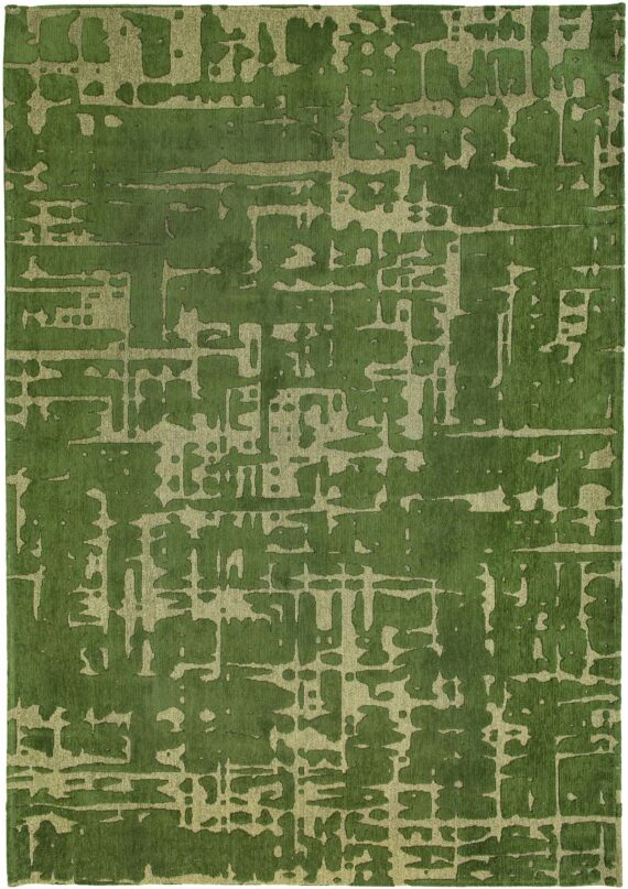Louis De Poortere alfombra LX 9202 Structures Baobab Perrier Green