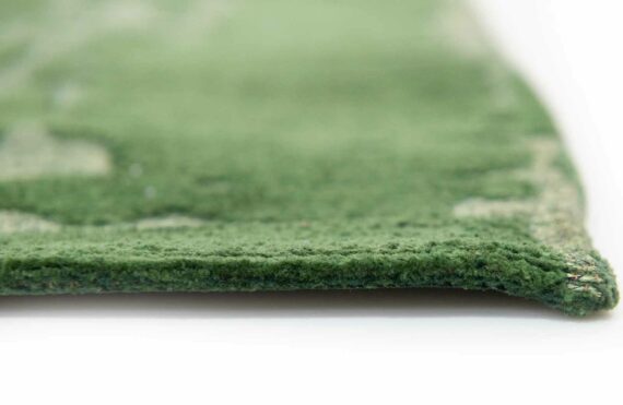 Louis De Poortere alfombra LX 9202 Structures Baobab Perrier Green side