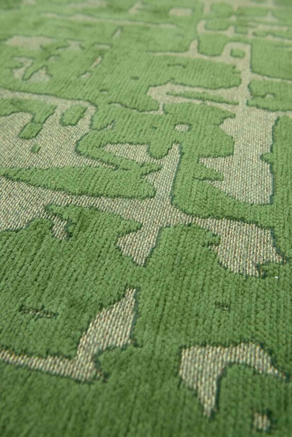 Louis De Poortere alfombra LX 9202 Structures Baobab Perrier Green zoom 3