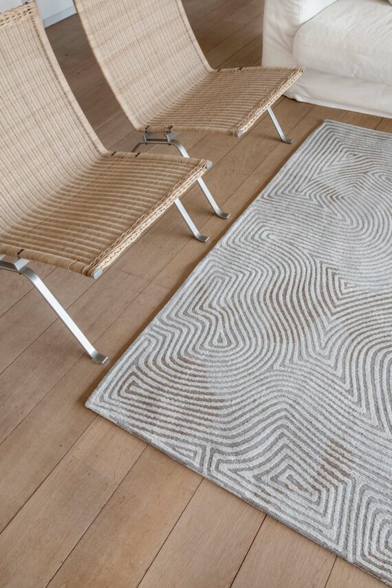 Louis De Poortere alfombra LX 9228 Meditation Coral Oyster White interior 2