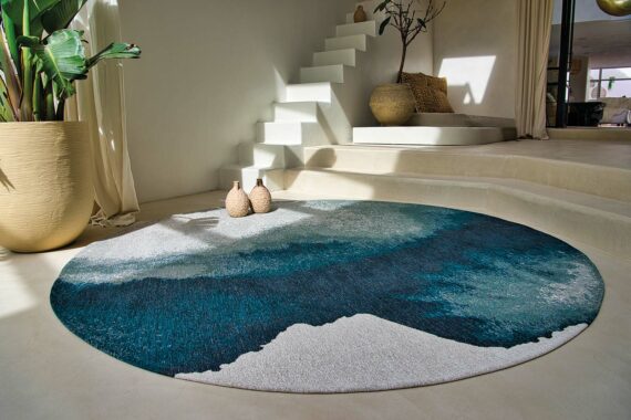 Louis De Poortere alfombra Meditation Lagoon 9332 Inkjet interior 2