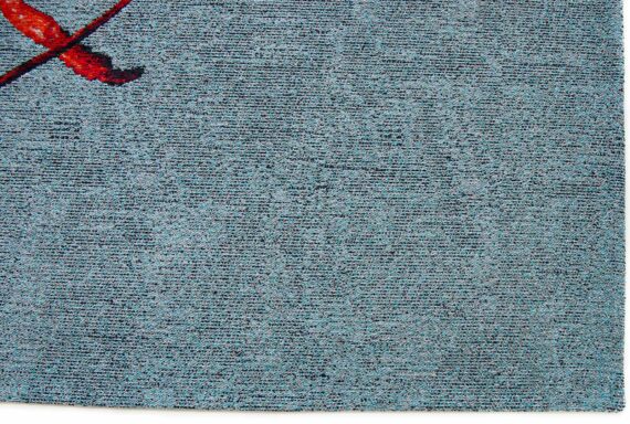 Louis De Poortere alfombra Pop 9389 Steam Red corner