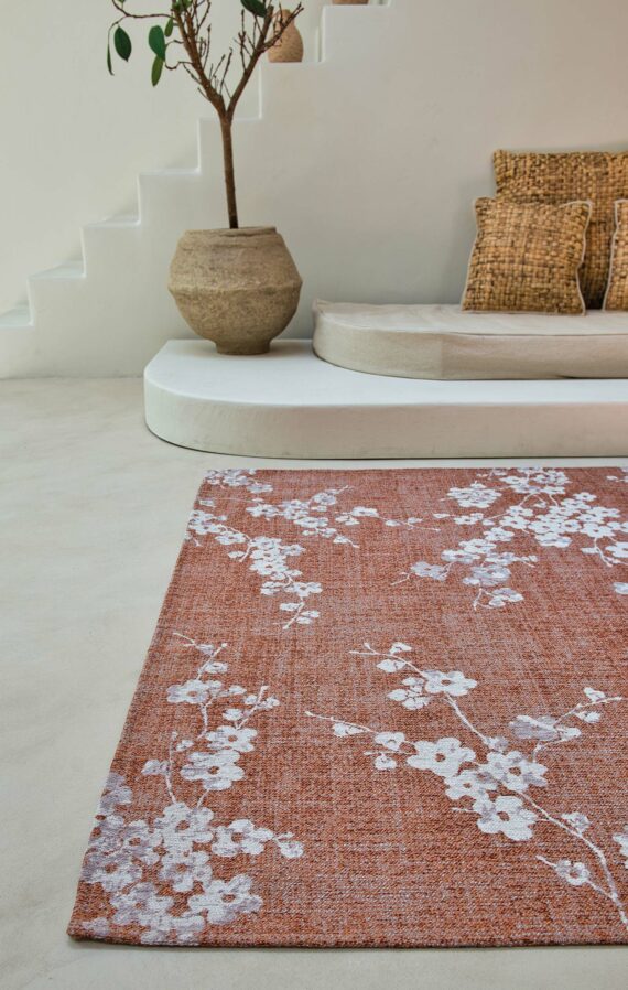 Louis De Poortere alfombra Sakura 9371 Copper Pink interior 1