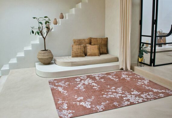 Louis De Poortere alfombra Sakura 9371 Copper Pink interior 2