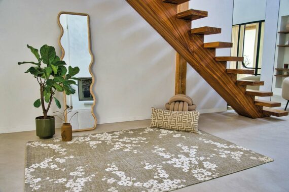 Louis De Poortere alfombra Sakura 9372 Wet Garden interior 1