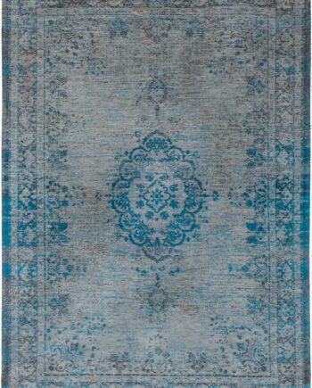 alfombras Louis De Poortere LX8255 Fading World Medaillon Grey Turquoise