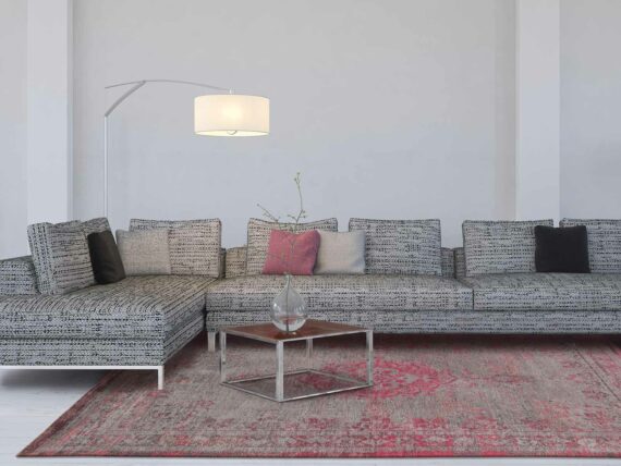 alfombras Louis De Poortere LX8261 Fading World Medaillon Pink Flash interior