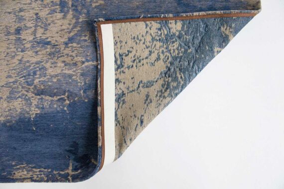 alfombras Louis De Poortere LX8629 Mad Men Cracks Abyss Blue back