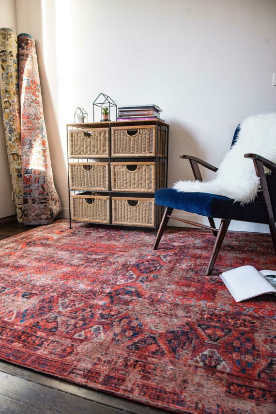 alfombras Louis De Poortere LX8719 Antiquarian Antique Hadschlu 782 Red interior 2