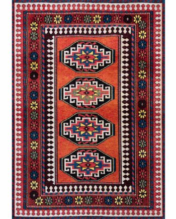 Louis De Poortere alfombra Antiquarian Antalia 9844 Red Mix