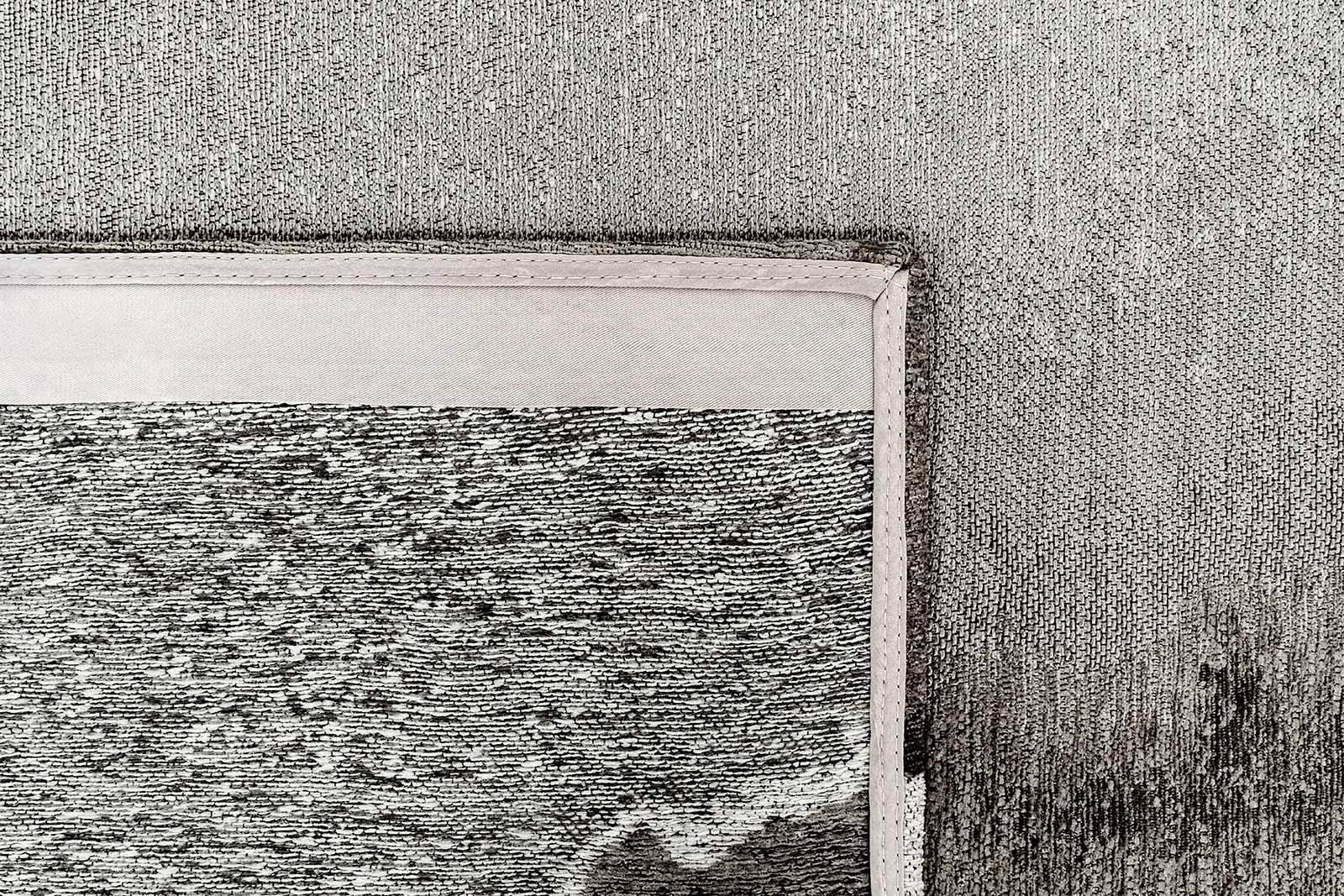 Louis De Poortere alfombra Meditation 2083 Lagoon Black Shadow back